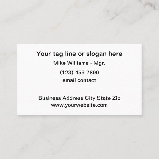 高級高級車のテーマ名刺 名刺 (裏面)