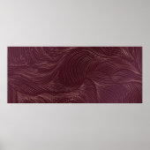 高級黄金の壁紙。アールデコパターンヴィンテージ ポスター (正面)