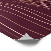 高級黄金の壁紙。アールデコパターンヴィンテージ ポスター (角)