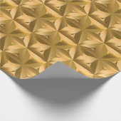 高級黄金の幾何学的シームレスパターン ラッピングペーパー (角)