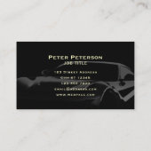 高級黒自動車メーカーの名刺 名刺 (裏面)