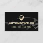高級黒自動車メーカーの名刺 名刺 (正面)