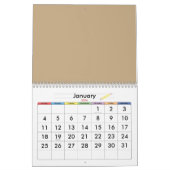 高級 カレンダー (1月 2026)