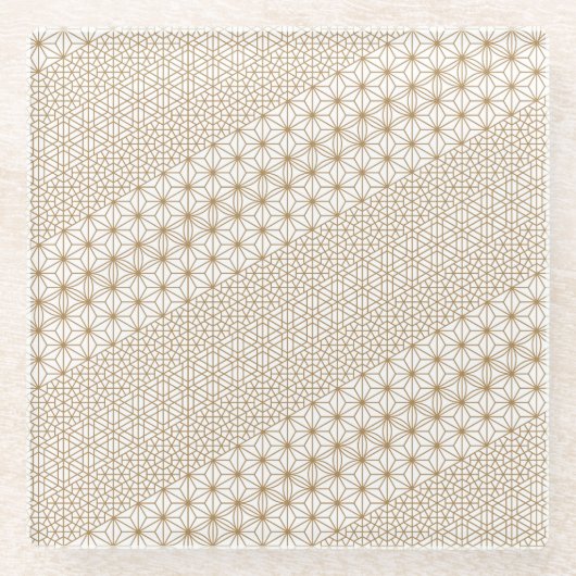 高級 ガラスコースター (正面)