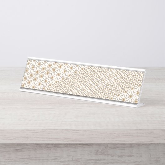 高級 デスクネームプレート (正面)