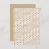 高級 出欠カード (正面/裏面)