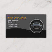 高級Uberタクシー配車ビジネスカード 名刺 (正面)