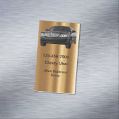 高級Uberドライバー磁気ビジネスカード マグネット名刺 (インサイチュ)