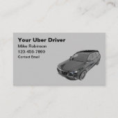 高級Uber配車ビジネスカード 名刺 (正面)