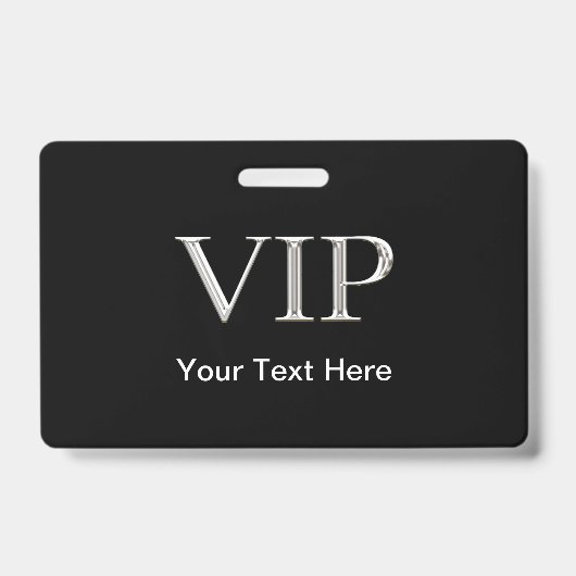 高級VIP訪問者 バッジ (正面)