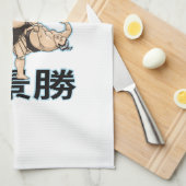 高経所相撲芭蕉タオル キッチンタオル (四つ折り)