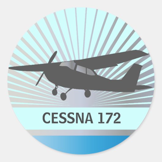 高翼航空機 ラウンドシール (正面)