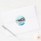 高翼航空機 ラウンドシール (封筒)