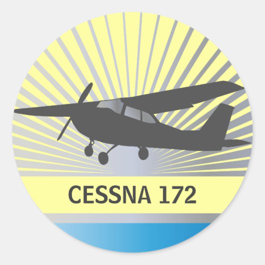 高翼航空機 ラウンドシール (正面)