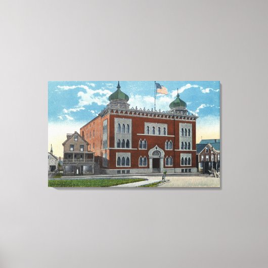 高良寺外景 キャンバスプリント (正面)