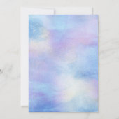 高茶パーティーティーカップヴィンテージ中国フローラブライダル 招待状 (裏面)