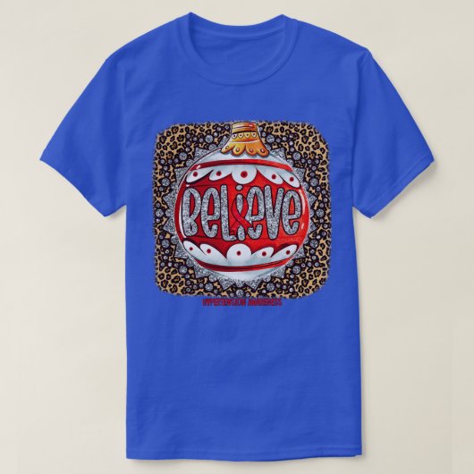 高血圧認識度信じオーナメントヒョウch tシャツ (デザイン正面)