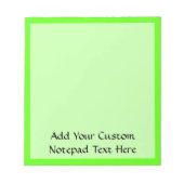 高視認性ネオングリーン ノートパッド (正面)