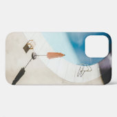 高角度の茶色の傘の写真 Case-Mate iPhoneケース (裏面 (横))