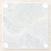 高解像度の大理石のテクスチャ、自然石。 ガラスコースター (裏面)