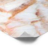 高解像度の大理石テクスチャ背景パターン ポスター (角)