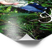 高解像度パーソナライズされた名前の拡大 フォトプリント            (角)