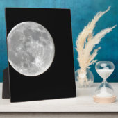 高解像度フルムーンフォト フォトプラーク (側面)