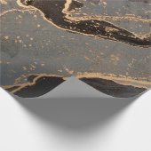 高解像度。高級抽象芸術流体画 ラッピングペーパー (角)