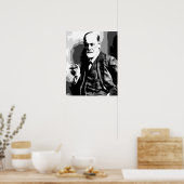 高解像度Sigmund Freudベクトルアート ポスター (キッチン)