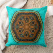 高調波フラクタル曼荼羅 クッション (ブランケット)