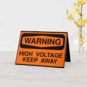 高警告電圧 カード (黄色い花)