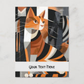 高貴で傲慢な猫 ポストカード (正面)