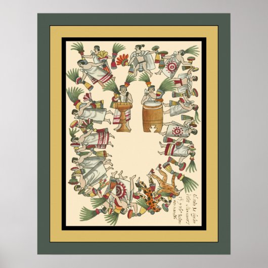 高貴なアステカダンサー~考古学~トヴァル・コデックス~ * ポスター (正面)