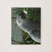 高貴なアフリカ灰色のオウム ジグソーパズル (縦)