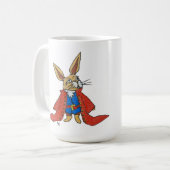 高貴なウサギのマグカップ コーヒーマグカップ (正面左)