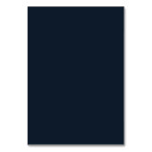 高貴なコントラスト ミッドナイトブルー & ゴールド フラワーリング テーブルナンバー (裏面)