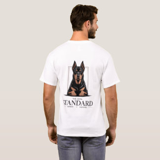 高貴なジャーマンシェパード 高級ドッグアート Tシャツ