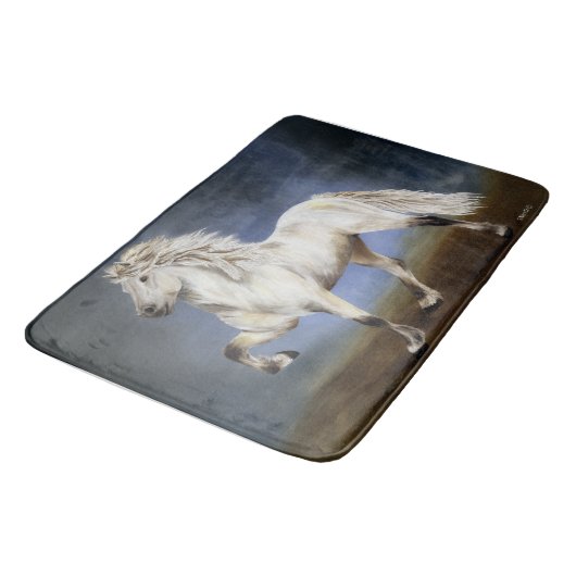 高貴なトレティンアイスランドホース バスマット (アングル)