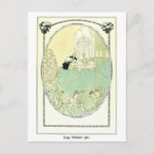 高貴な夫婦と父よくはしゃぐ踊り ポストカード (正面)