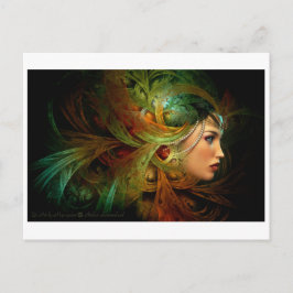 高貴な女エレガント性 ポストカード