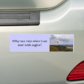 高貴な念願 バンパーステッカー (車上)