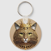 高貴な猫のプロフィール キーホルダー (裏面)