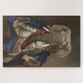 高貴な獣 – 象ダンディのポスター ジグソーパズル (横)