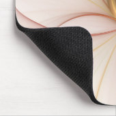 高貴な銅と金の抽象的なモダンフラクタルアート マウスパッド (コーナー)