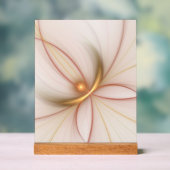 高貴な銅及び金ゴールド抽象芸術モダンフラクタルアート アクリルサイン (ニュートラル)