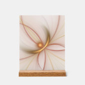 高貴な銅及び金ゴールド抽象芸術モダンフラクタルアート アクリルサイン (正面)