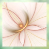 高貴な銅及び金ゴールド抽象芸術モダンフラクタルアート ウィンドウサイン (シート3)