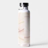 高貴な銅及び金ゴールド抽象芸術モダンフラクタルアート ウォーターボトル (右面)