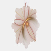 高貴な銅及び金ゴールド抽象芸術モダンフラクタルアート オーナメントカード (右)