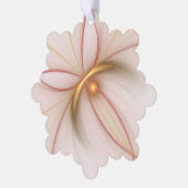 高貴な銅及び金ゴールド抽象芸術モダンフラクタルアート オーナメントカード (左)